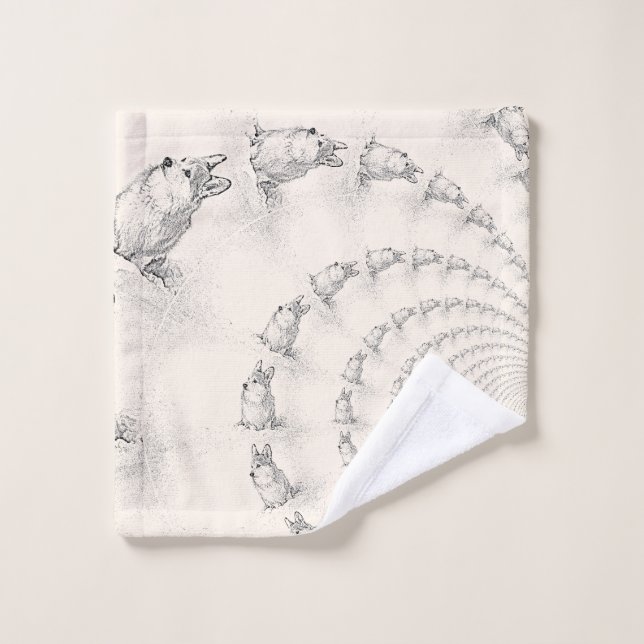 Corgi Spiralwäsche Waschlappen (Waschlappen)