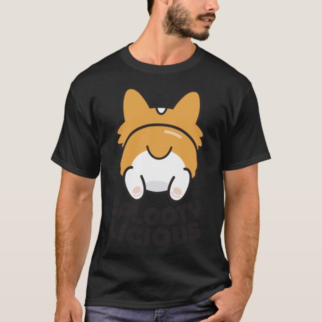 Corgi Splooting T-Shirt (Vorderseite)