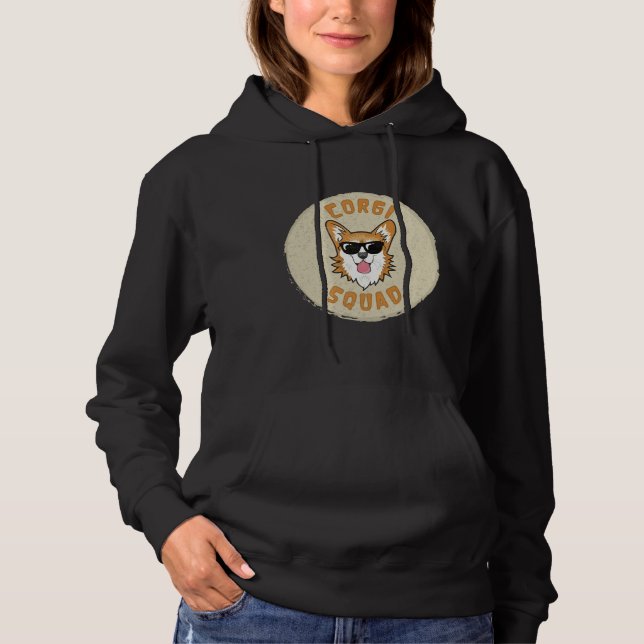 Corgi Squad Corgi Dog Funny Corgi Hoodie (Vorderseite)