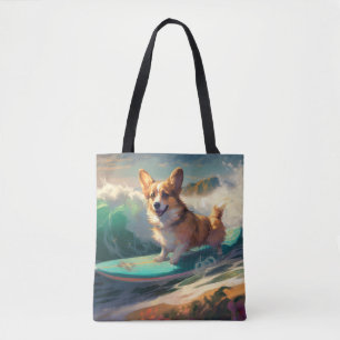 Corgi  Strand Surfen Malerei