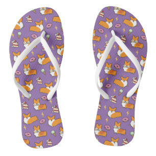 Corgi Sweet Leckereien Flip Flops