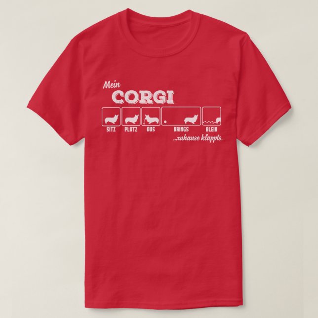 Corgi T-Shirt (Design vorne)