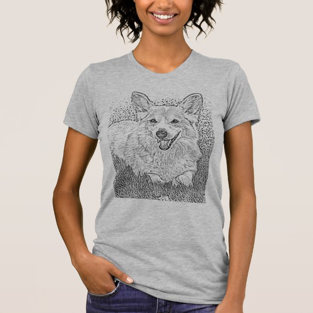 Corgi T-Shirt (Vorderseite)