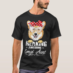 Corgi-Tante Geburtstags-Tante-T-Shirt T-Shirt