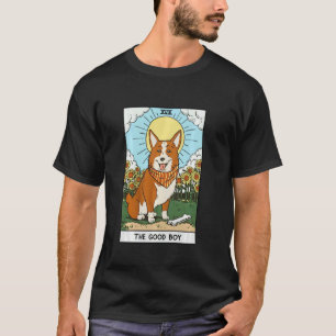 Corgi Tarot Karte Der Gute Junge Hundebesitzer Lus T-Shirt