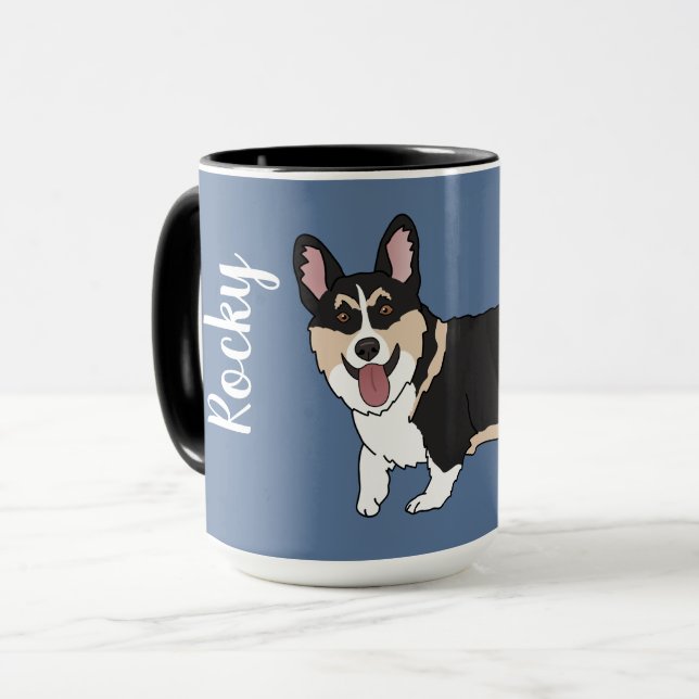 Corgi Tasse (Vorderseite Links)