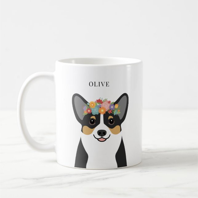 Corgi-Tasse Kaffeetasse (Links)