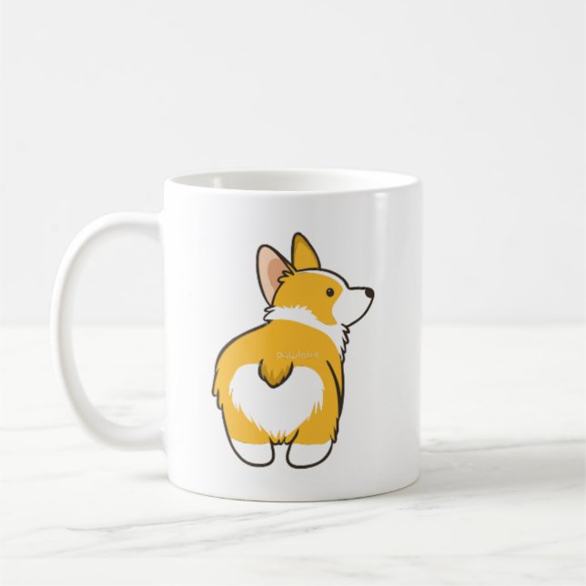 Corgi-Tasse Kaffeetasse (Links)