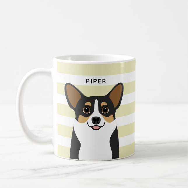 Corgi-Tasse Kaffeetasse (Links)