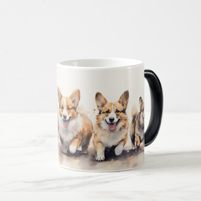 Corgi-Tasse Verwandlungstasse (VorderseiteRechts)