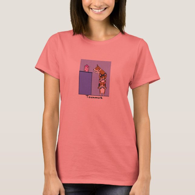 Corgi Teamwork TeeShirt T-Shirt (Vorderseite)