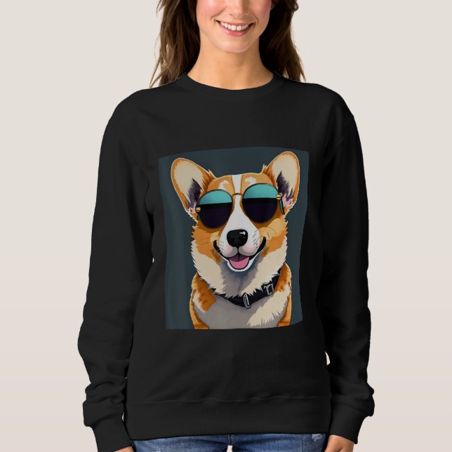 Corgi tees Corgi dog wearing sunglasses (Vorderseite)