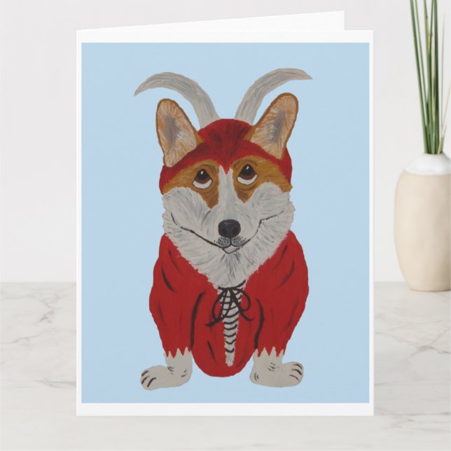 Corgi Teufel Karte (Vorderseite)