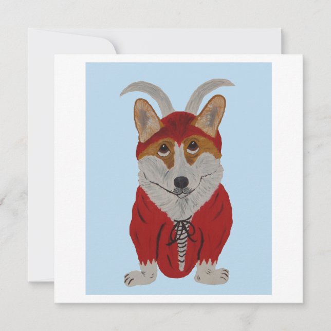 Corgi-Teufel Karte (Vorderseite)