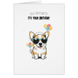 Corgi Themed Birthday Card Dog Lovers