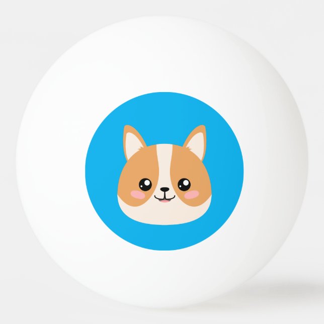 Corgi Tischtennisball (Rückseite)