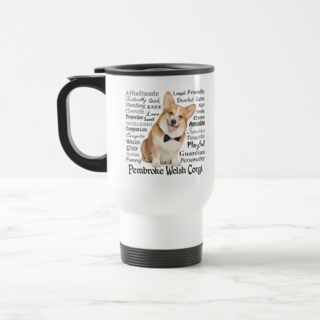 Corgi Travel Mug Reisebecher (Links)