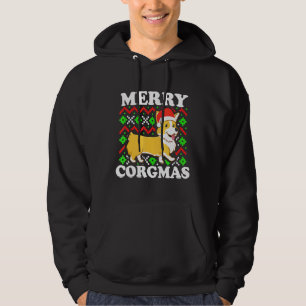 Corgi Ugly Christmas Merry Corgmas Dog Holiday Xma Hoodie