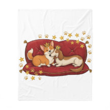 Corgi und Dachshund Decke Royal Dogs Liebhaber Ges