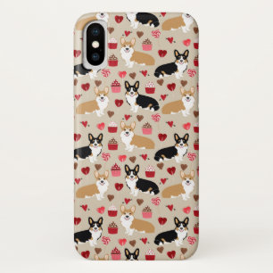 Corgi und Tri Corgi-Valentinstag Case-Mate iPhone Hülle