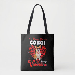 Corgi Valentinstag T-Shirt Funny Dog Valentine Ges
