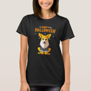 Corgi-Vampir-Kostüm Hund Halloween T-Shirt