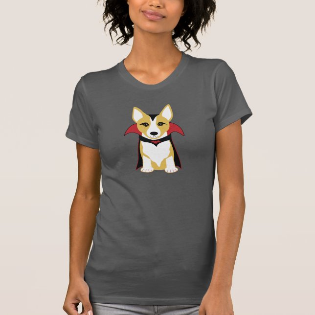 Corgi-Vampir T-Shirt (Vorderseite)