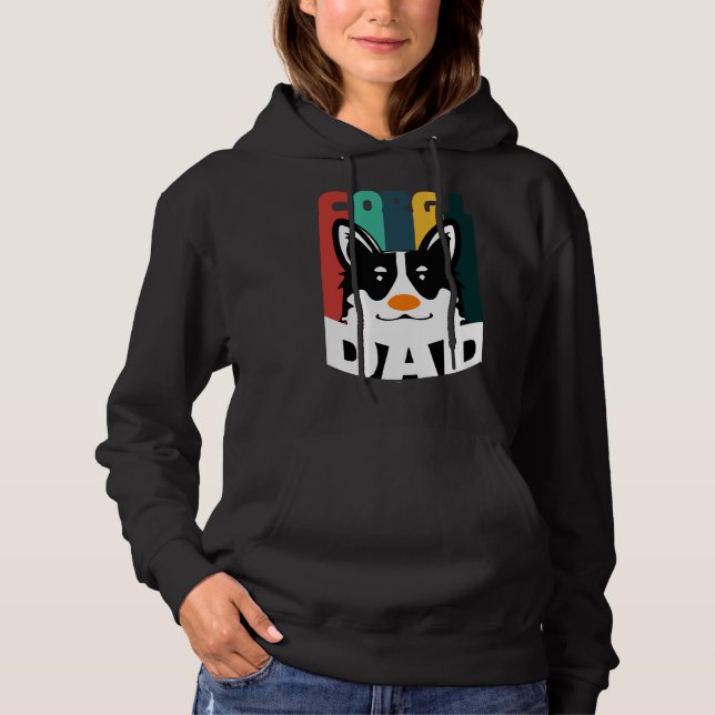 Corgi Vater 550 Hoodie (Vorderseite)