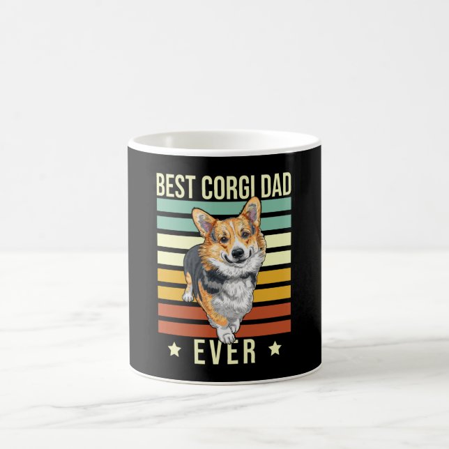 Corgi Vater Bester Corgi je Kaffeetasse (Mittel)