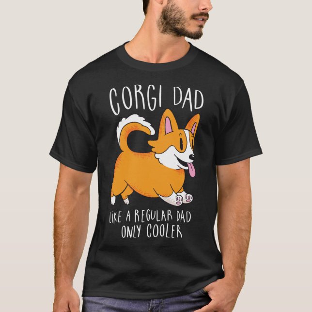 Corgi Vater Essential T - Shirt (Vorderseite)