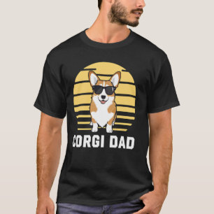 Corgi Vater Funny Niedlich Dog Hausbesitzer Adopti T-Shirt