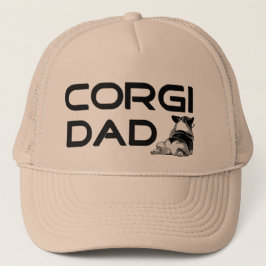 Corgi-Vater-Kappe Truckerkappe
