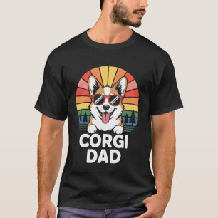 Corgi-Vater Lustiger Hundebesitzer Corgi-Vater T-Shirt