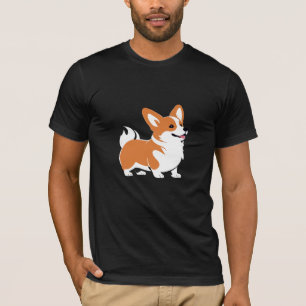 Corgi Vector Art Animal Modern Urban Graphic Pet T-Shirt