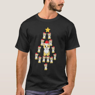 Corgi-Weihnachtsbaum-Hund-Feiertage T-Shirt