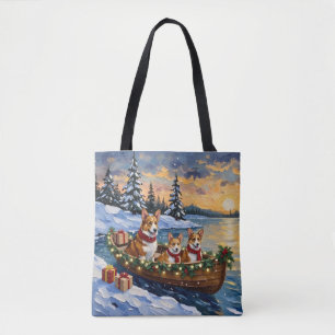 Corgi Weihnachtsboot Urlaub