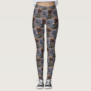 Corgi Weihnachtsfeiertage Leggings