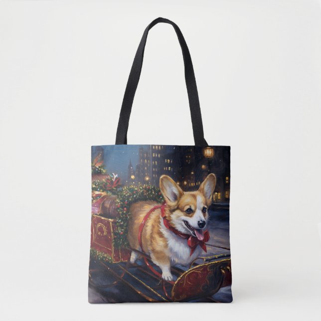 Corgi Weihnachtsfestzeit (Vorderseite)