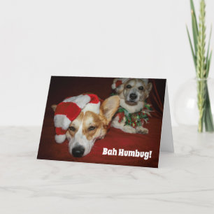 Corgi-Weihnachtskarte Karte
