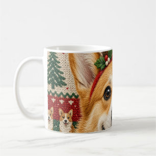 Corgi-Weihnachtspullover-Tasse Kaffeetasse