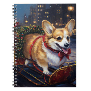 Corgi Weihnachtssaison Notizblock