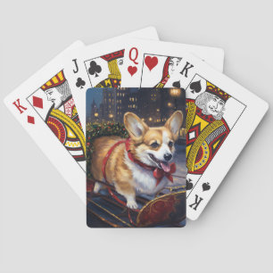 Corgi Weihnachtssaison Spielkarten