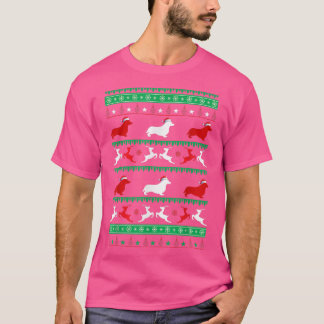 Corgi Weihnachtssüßer für Hund Lover Men Frauen T-Shirt