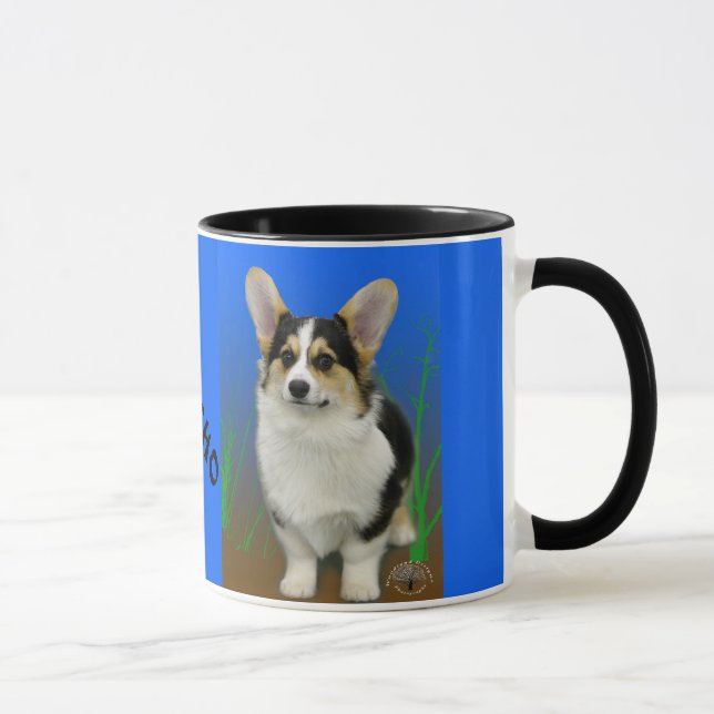 Corgi-Welpe Tasse (Rechts)