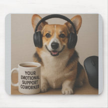 Corgi-Welpen Emotionale Unterstützungsmauspad