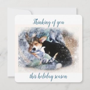 Corgi Welppy Denken Sie an Sie Karte