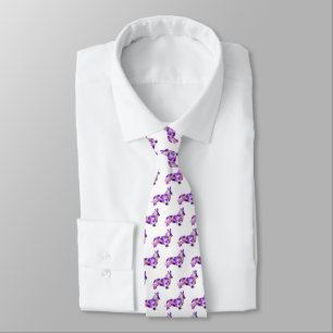 Corgi Welsh Pembroke Hund Silhouette White Neck Krawatte