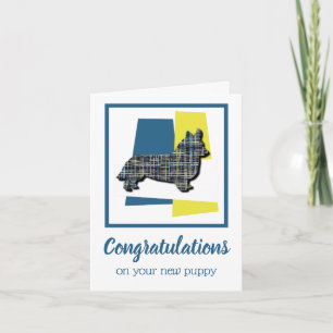 Corgi Welsh Puppy Dog Glückwunschkarte Karte