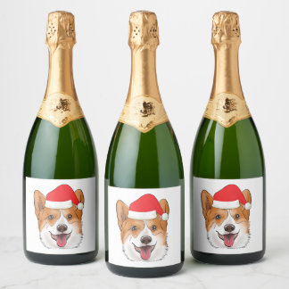 Corgi Wine Sticker Funny Novelty Geschenk