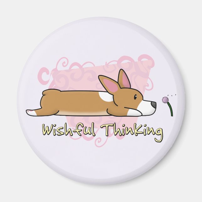 Corgi Wishful Thinking Magnet (Vorne)